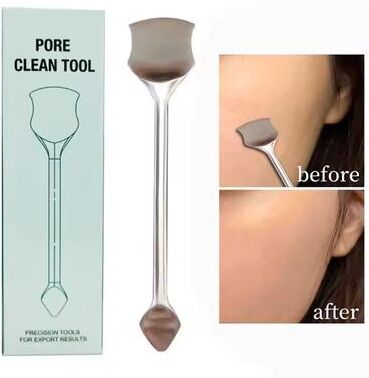 Uplift Treasures 304 Stainless Steel Blackhead Cleaning Scraper Double Head Pimple Remover Facial Care Beauty Tool 304 Stainless Steel Blackhead Cleaning Scraper Double Head Pimple Remover Facial Care Beauty Tool