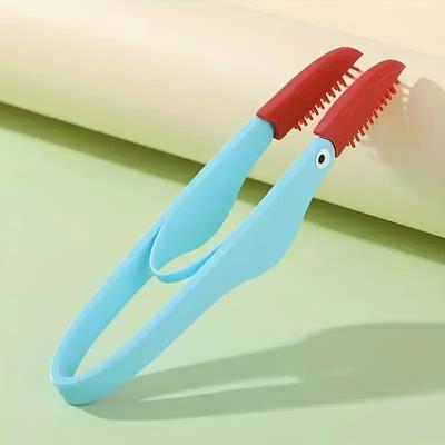 Happy Pet Pantry Bright Eyes Pet Tear Stain Remover Comb & Eye Cleaning Brush For Dogs And Cats blue