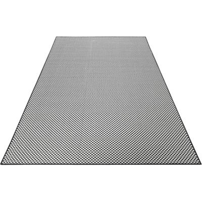 Outdoorteppich ESPRIT "Raccoon, ESP-22557", schwarz (schwarz, weiß), B:160cm H:4mm L:225cm, Polypropylen (PP), Teppiche, Outdoorteppich, Läufer, wetterfest,schwarz weiß kariert, ideal für Balkon, Terrasse