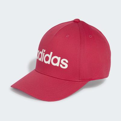 Baseball Cap ADIDAS PERFORMANCE "LINEAR", Damen, pink (power pink, weiß), Obermaterial: 100% Baumwolle, Caps