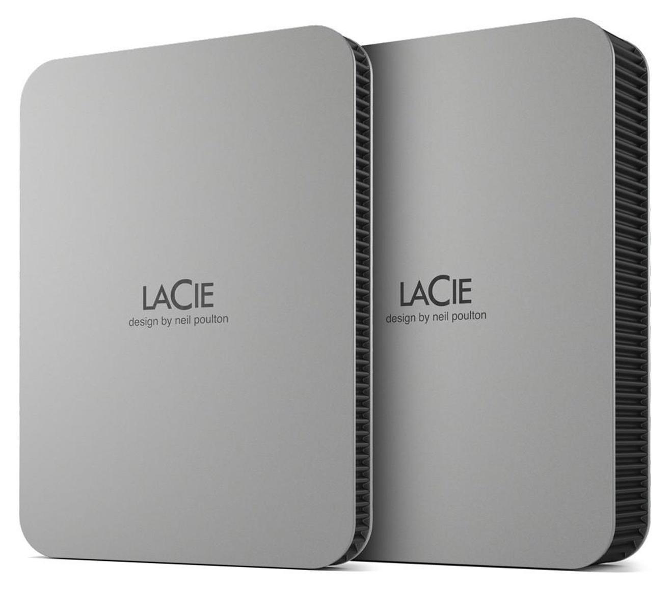 LaCie Mobile Drive (2022), 5 TB, 2.5", 3.2 Gen 1 (3.1 Gen 1), Silber