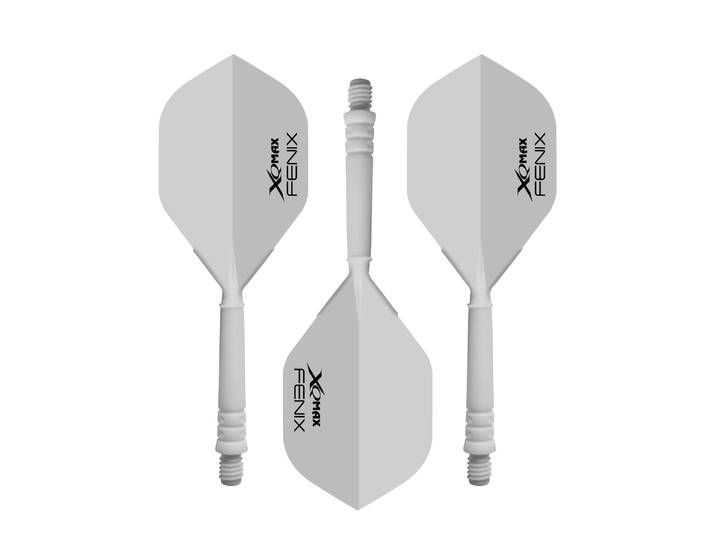 XQMAX Fenix Flight und Shaft 34 mm 3er Set weiss