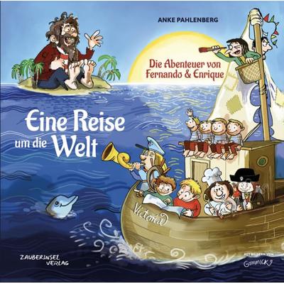 Die Abenteuer von Fernando und Enrique, Gebundene Ausgabe von Anke Pahlenberg, Zauberinsel Verlag, 978-3-910424-42-5