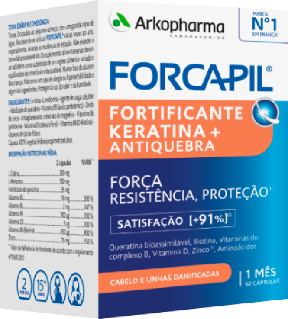 Arkopharma Forcapil Fortificante Keratina+ 60 cápsulas