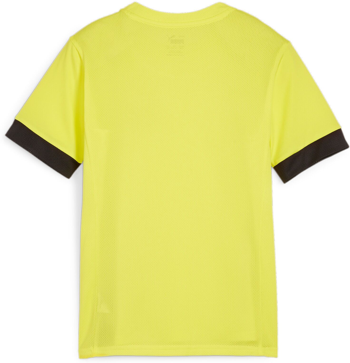 Fussballtrikot PUMA "TEAMGOAL MATCHDAY JERSEY JR", Kinder, Gr. 140, gelb (fluro gelb pes, puma schwarz, puma schwarz), Interlock, Obermaterial: 100% Polyester, unifarben, regular fit normal, Rundhals, Trikots Fussballtrikot, für Jugendliche, Fussball, Kur