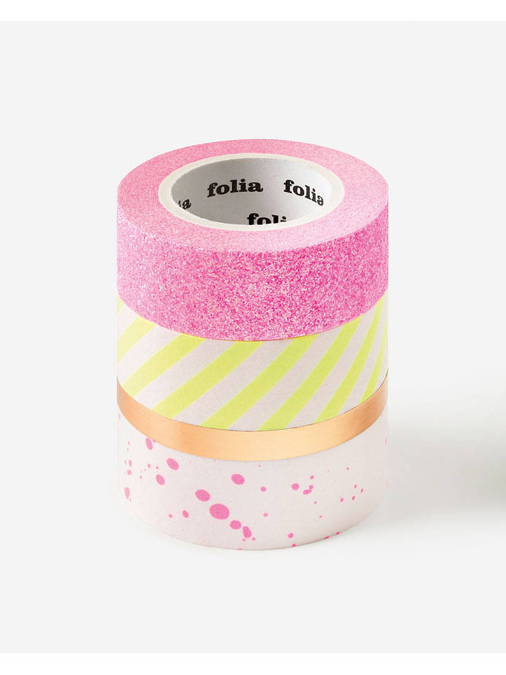 folia PAPER Washi-Tape "Designed by Frau Hölle" in Bunt - onesize
