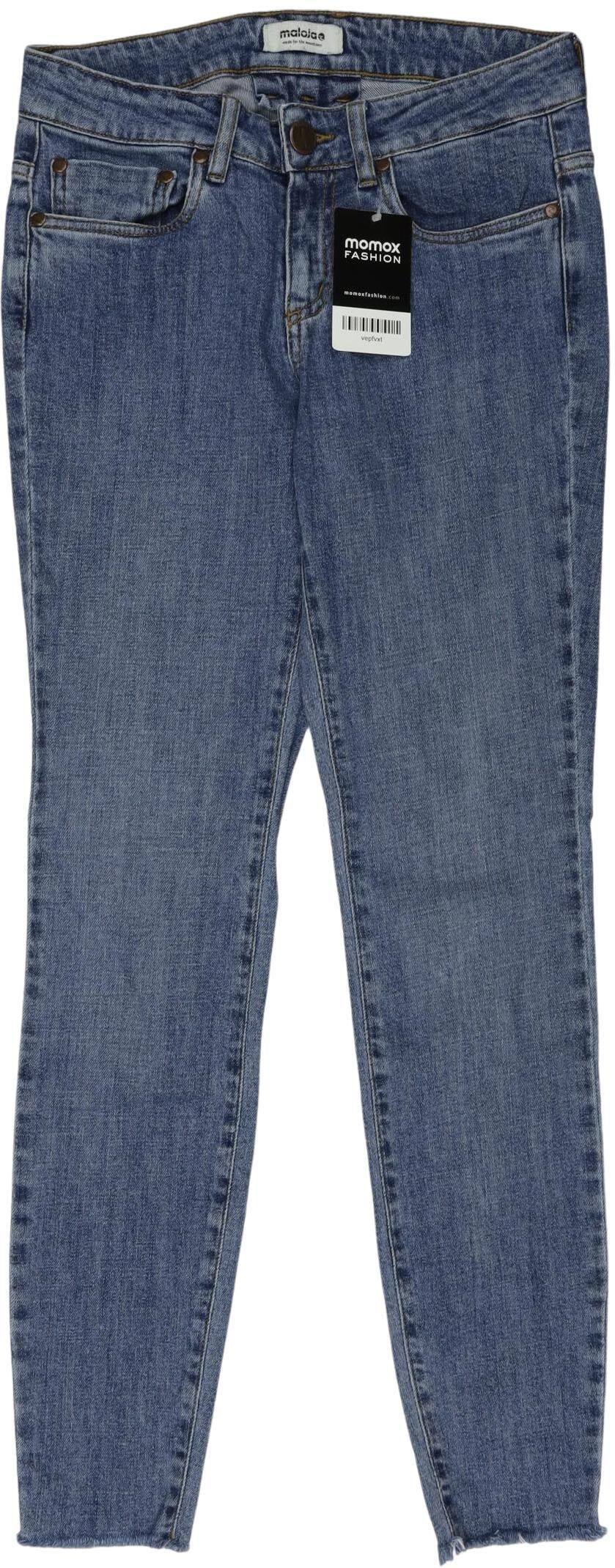 Maloja Damen Jeans, Blau, Gr. W26, Elasthan / Baumwolle - Second Hand