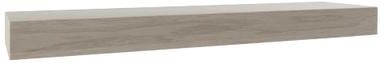 AquaTeak Sermata Floating Hollow Teak Wall Shelf