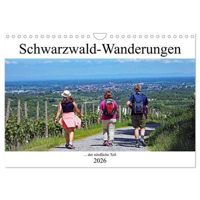 Schwarzwald-Wanderungen (Wandkalender 2026 DIN A4 quer), CALVENDO Monatskalender