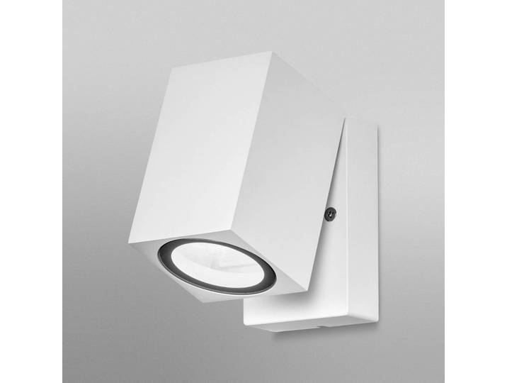 OSRAM Außenwandleuchte ENDURA CLASSIC CUBE, dimmbar, weiß / opal, Aluminium, Modern