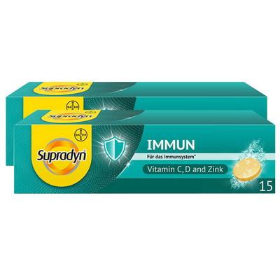 2x Supradyn Immun 15 Brause 2x15 St Brausetabletten