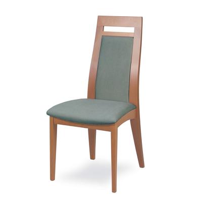 Esszimmerstuhl HOME AFFAIRE "CLIO", buche, watergrün, buche natur, B:48cm H:101cm T:58cm, Massivholz, Stühle, Stuhl mit wasserabweisender Stoff
