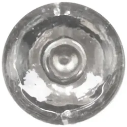 Chic Antique Griff Glas handgemacht, D3 cm, durchsichtig