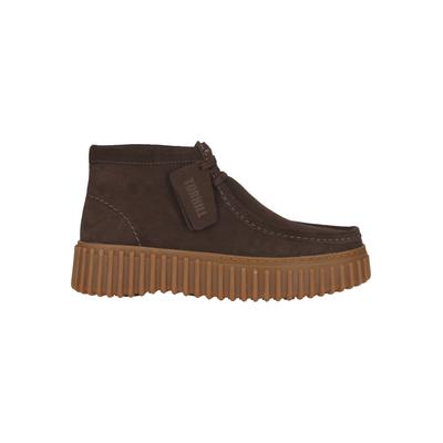 Mokassin CLARKS "Torhill Moss", Damen, Gr. 41,5, Leder, braun, Schuhe Mokassin, mit gerippter Laufsohle