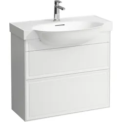 LAUFEN THE NEW CLASSIC Waschtischunterschrank, 2 Schubladen, 775x315x675mm, H4060420856281, Farbe: Geschwärzte Eiche