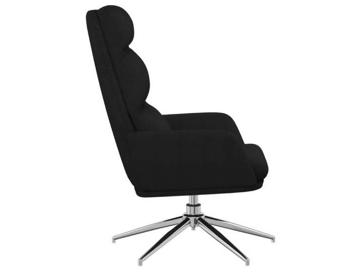 Bonne qualité - Chaise de relaxation/Fauteil salon - 1 place - Noir Tissu - 70x77x98 cm @3360