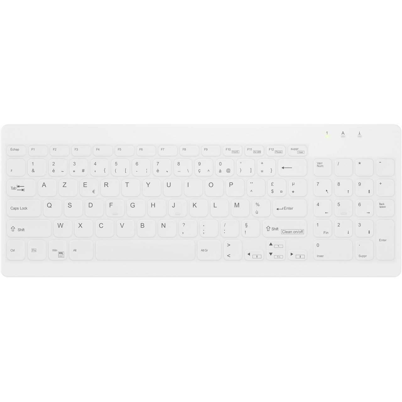 Contour ACTIVE KEY Hygiene Compact Ultraflat Keyboard with N