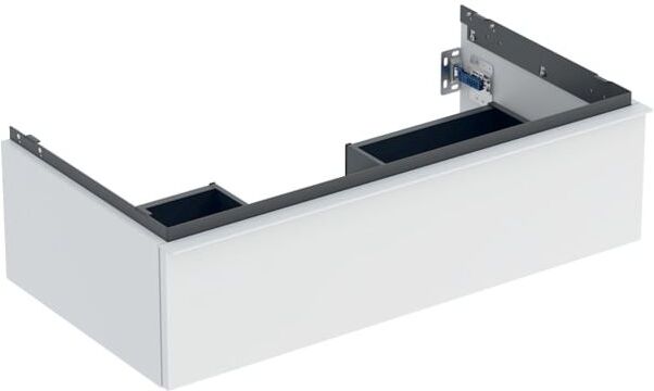 Geberit iCon Waschtisch-Unterschrank 502312013 88,8x24,7x47,6cm, weiß matt/Griff weiß matt