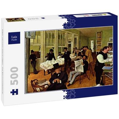 Lais Puzzle Edgar Germain Hilaire Degas - Die Baumwollfaktorei 500 Teile