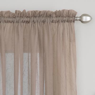 Miller Curtains Preston 95-inch Rod Pocket Sheer Curtain Panel