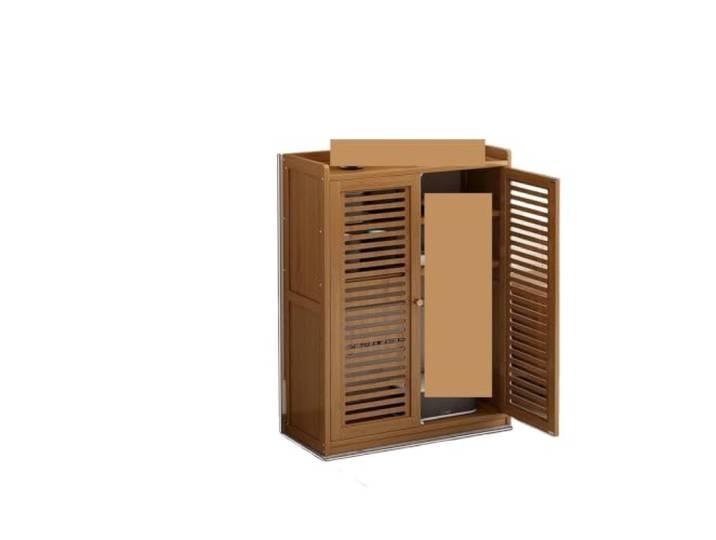 ‌WiFi-Organizer-Schrank ohne Bohren Wandmontiertes Router-Regal mit Abdeckung(Color 4)
