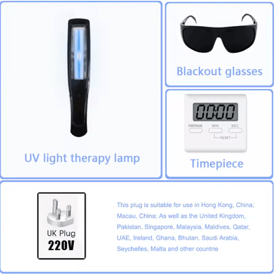 Inspire Curations 311nm Narrowband UVB Phototherapy Lamp For Targeted Skin Care 220v Uk