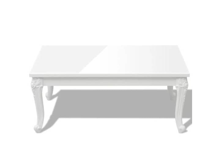 Table basse KAI - Laquée Blanc - Rectangulaire - 100 x 60 x 42 cm