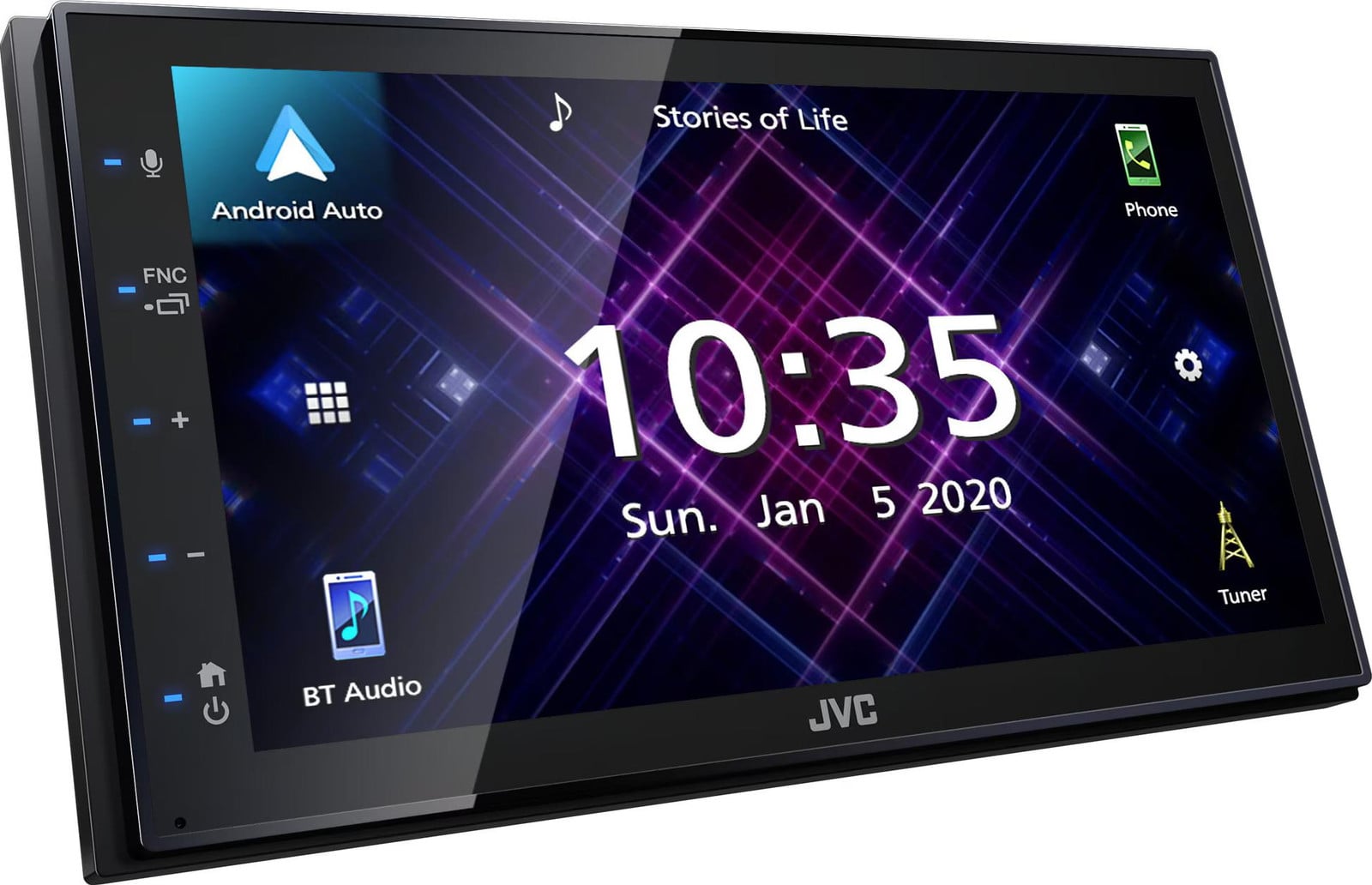 JVC KW-M560BT Bluetooth Autoradio, Zwart, 2 DIN, 200 W, 17,3 cm (6,8")