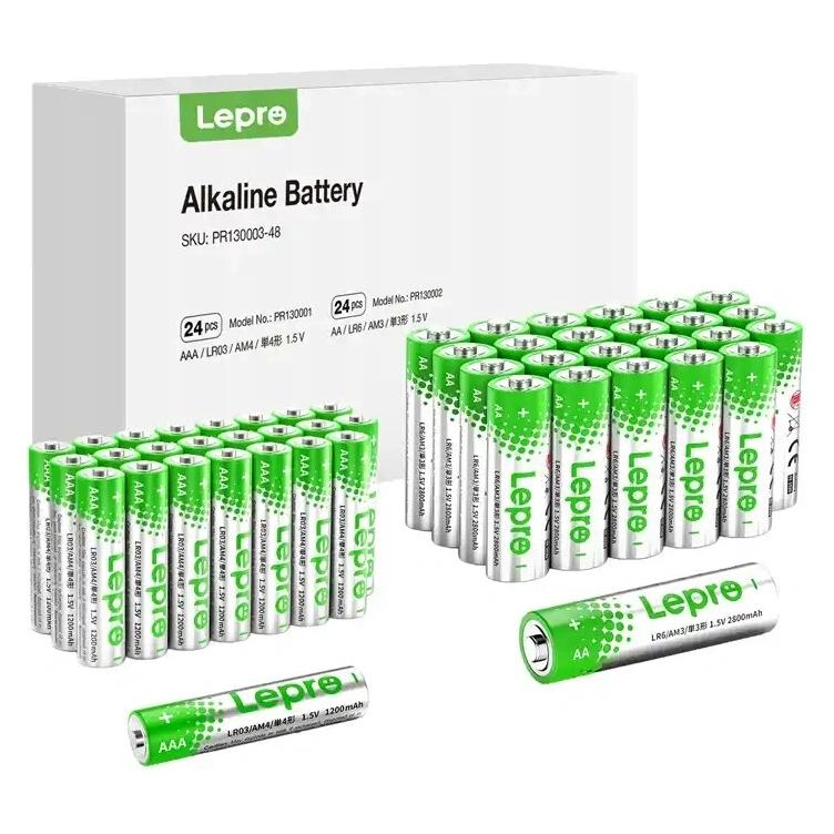 CHiQ LEPRO 130003-48 AA/AAA-Alkalibatterien, 48er-Pack (48 Stk., AA, AAA) (PR130003-48)