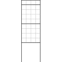 SSS Siedle 210005010-00 Freistehender Briefkasten mit Standrohren 21000501000 BG/SR 611-4/9-0 AG