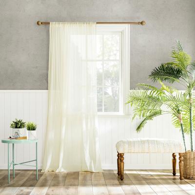 Archaeo Cotton Sheer Curtain, Single Panel