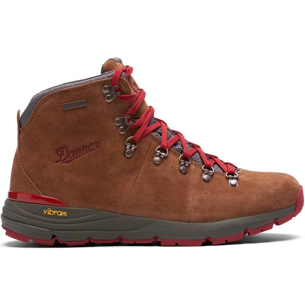 Danner Women's Mountain 600 4.5" Women brown/red 7 Medium 62245-7-Medium