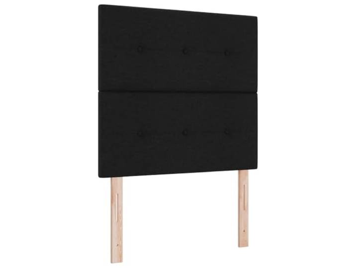 Makastle Kopfteil Schwarz Stoff 90x128 cm Höhenverstellbar 2 Höhenstufen: 118/128 cm