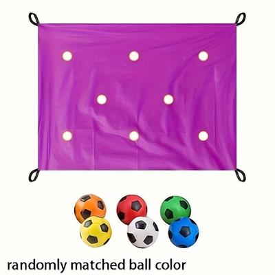 Teambuilding-Spielset – Ball auf Höhlenmatte werfen 78x57 Zoll – enthält 6 zufällig gefärbte Bälle in 3 Farben Perfekt für die Arbeit oder zwanglose Zusammenkünfte Ideales Ostergeschenk für Sie/Ihn