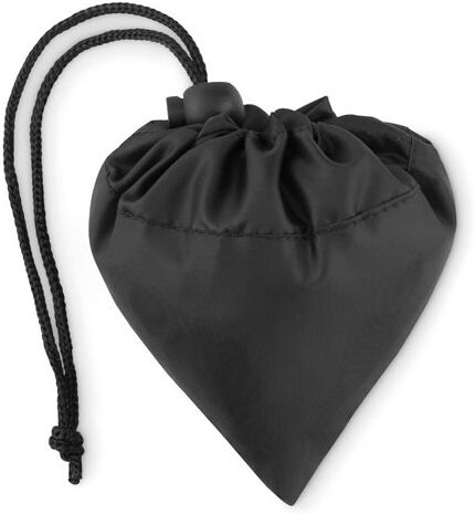 Sac de courses publicitaire pliable en RPET FOLDPET noir