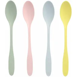 VEPATIM 100x Sorbetlöffel Mehrweg spülmaschinengeeignet stabil 17,5cm Pastelfarben