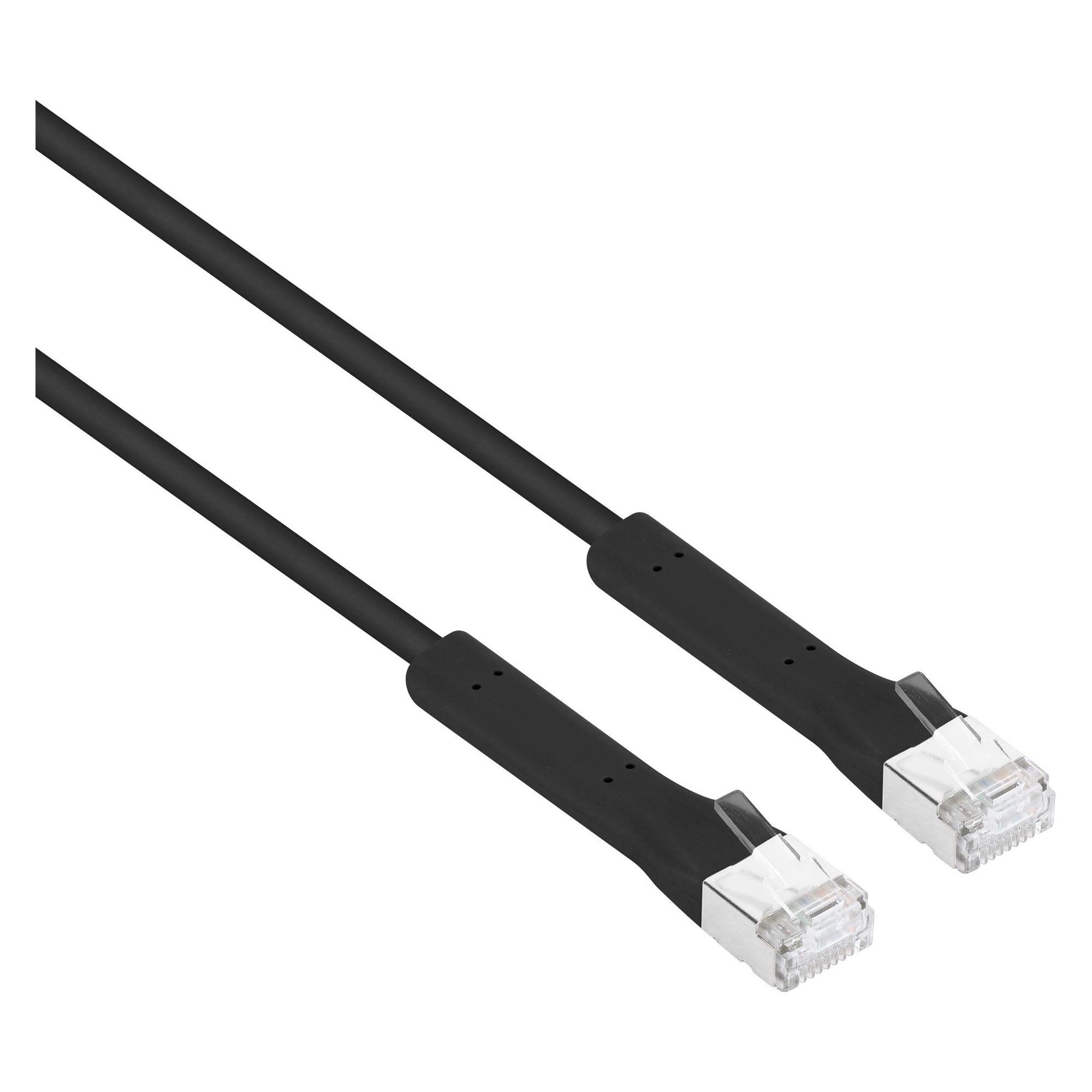 Intellinet Cat6a F/FTP FlexiBoot Slim Netzwerk-Patchkabel, 2 m, schwarz (CAT6a, 2 m) (745109)