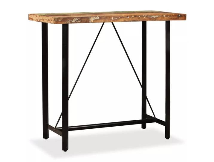 VidaXL - Bartisch holz, One Size, Braun