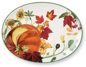 "Certified International Harvest Fields Oval Platter 16"" x 12"""
