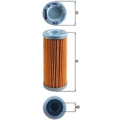 Ölfilter MAHLE OX 1092 für Ktm Husqvarna Husaberg Enduro Exc FE