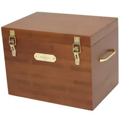 Putzbox KY Tack Box 30 x 40 x 28 cm Grooming Deluxe brown 05 ONESIZE