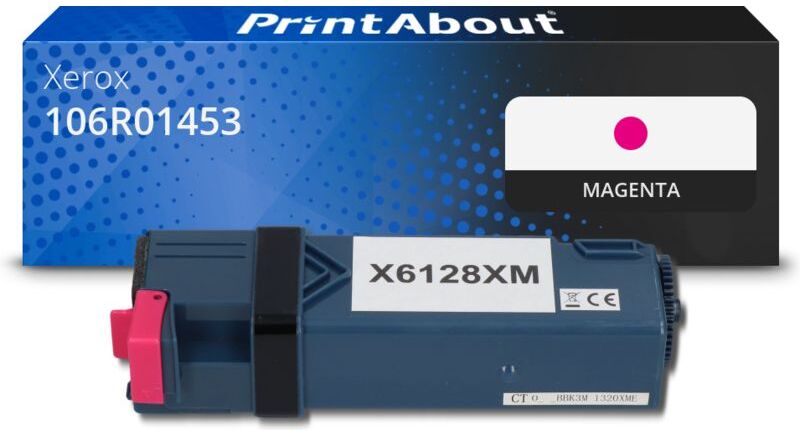 PrintAbout Toner kompatibel mit Xerox 106R01453 - Magenta
