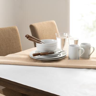 Threadmade Embossed Vinyl Cushioned Flannel Backing Tablepad