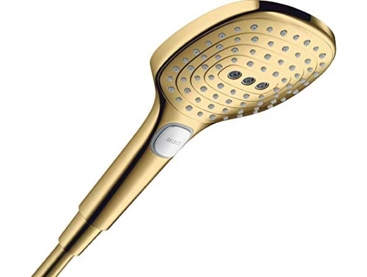 hansgrohe Raindance Select E Douchette à main 120 3 jet\, aspect doré poli\, 26520990