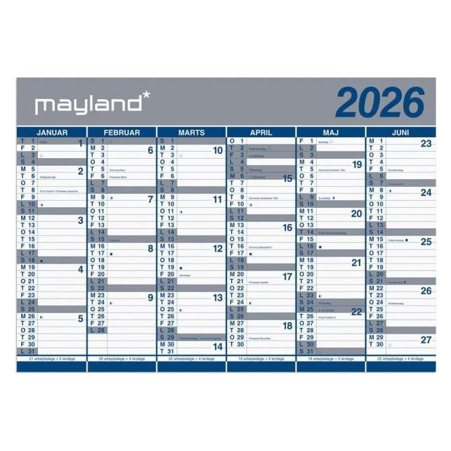 Mayland-Burde Kmpekalender (100 x 70 cm) (26064000)