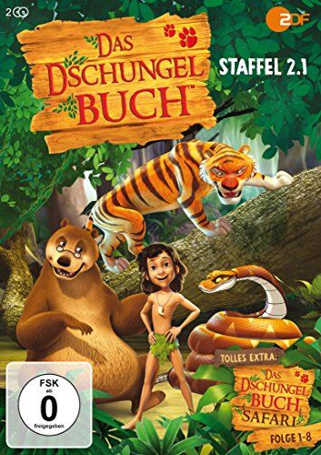 Alastair Swinnerton - Das Dschungelbuch Staffel 2.1 (Folge 53-70) + Bonus: Dschungelbuch-Safari (Folge 1-8) [2 DVDs] - Preis vom 16.10.2026 11:41:07 h