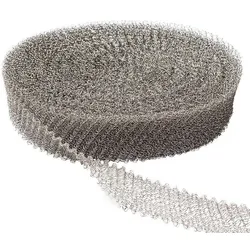 VerminBuster Mäusenetz 20 Meter x 5 cm – Rattennetz – Edelstahl-Abwehrnetz – Stoßfugengitter