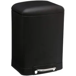 WellHome Exclusive S Mülleimer 6l schwarzer Behälter