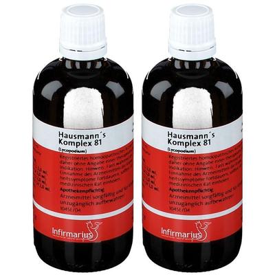 Hausmann Komplex 81 Lycopodium Tropfen 2x 2x100 ml