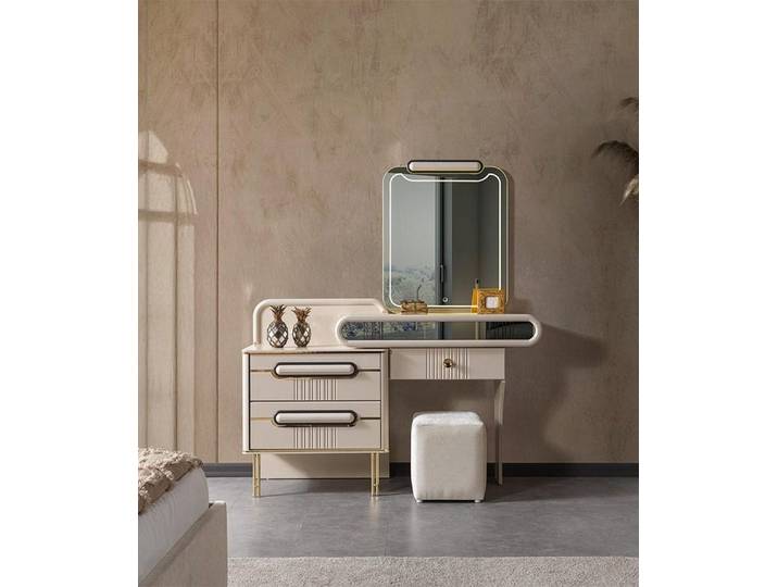 JVmoebel Schminktisch Kommode Stil modern Farbe weiß komfortabel praktisch Schlafzimmer neu, Made in Europa